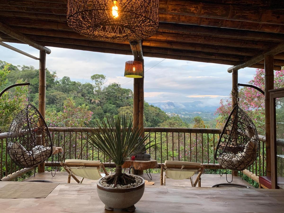 La Casa De Loto Retreat Guatapé Buitenkant foto